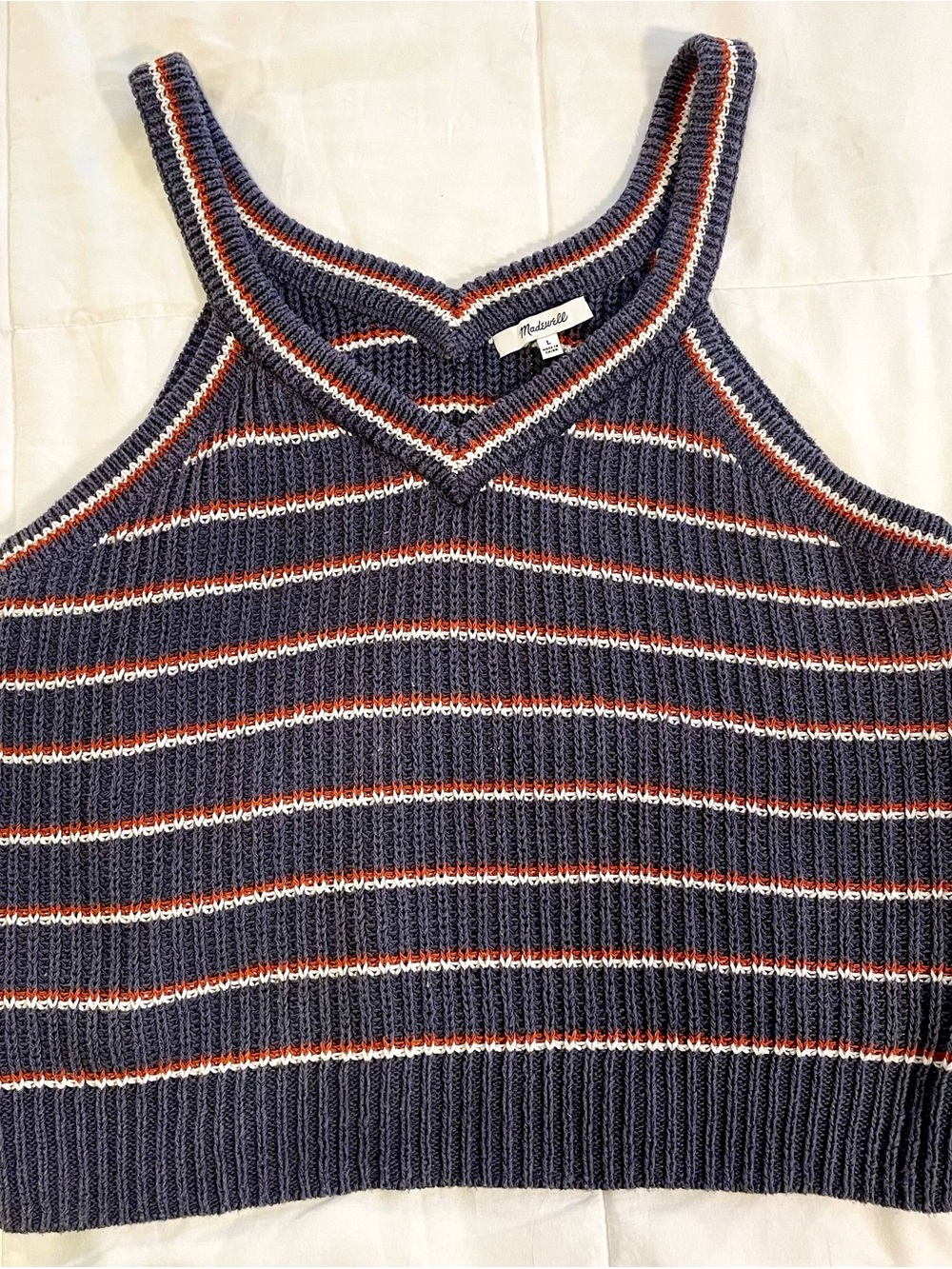 Madewell Knit Sweater Tank (Large / L) - Picture 2 of 6